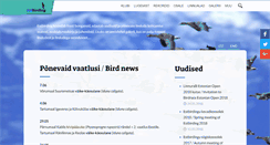 Desktop Screenshot of estbirding.ee