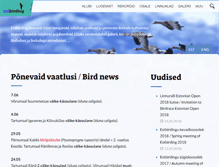 Tablet Screenshot of estbirding.ee